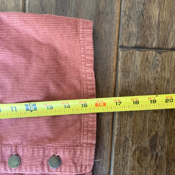 Billabong Womens 27 Rust Corduroy Button-Front Mini Skirt Preppy Beach Boho - Picture 7 of 8